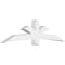 Ekena Millwork Davenport Architectural Grade PVC Gable Bracket, 96"W x 24"H x 6"D x 6"F, 6/12 Pitch GBP096X24X0606DAV00 - alternate 1